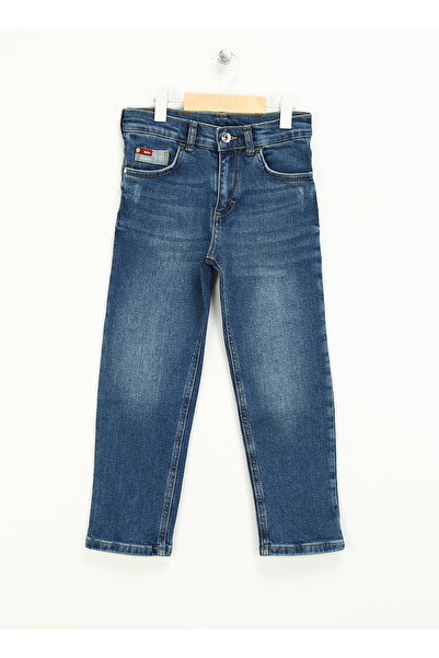 Lee Cooper Normal Bel Mavi Erkek Denim Pantolon 241 LCB 121002 BATH ASTRA BLUE