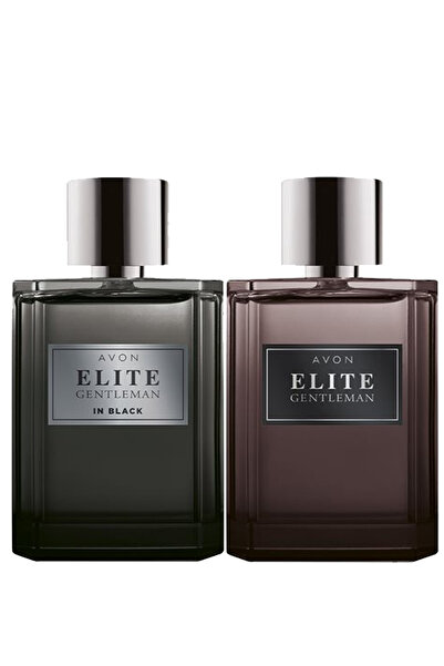 AVON Elite Gentleman ve Elite Gentleman in Black Erkek Parfüm Paketi