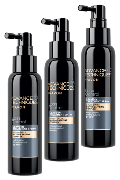 AVON Advance Techniques Koparak Dökülme Karşıtı Saç Spreyi 100 Ml. Üçlü Set
