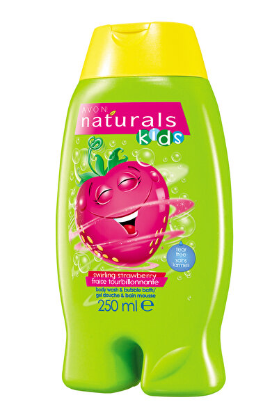 AVON Çilek Kokulu Vücut Şampuanlı Banyo Köpüğü 250 Ml.