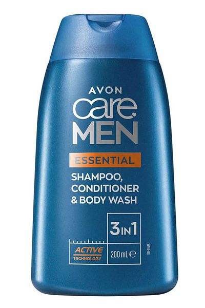 AVON Care Men Essential 3 in 1 Shampoo Care Cream & Shower Gel
