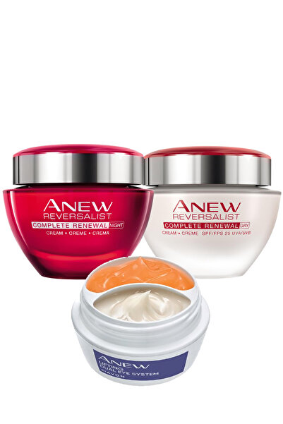 AVON Anew Reversalist Gece Gündüz Yüz Kremi ve Lift İkili Göz Çevresi Bakım P...