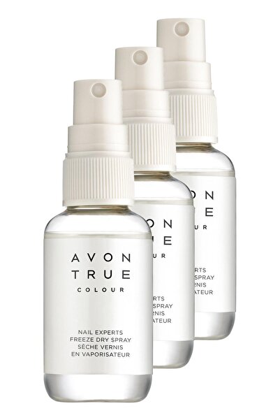 AVON True Colour Tırnak Cilası Kurutucu Sprey 50 Ml. Üçlü Set
