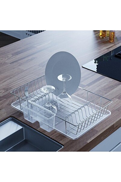Evistro Tek Katlı Tabaklık-bulaşıklık -ücretsiz Kargo
