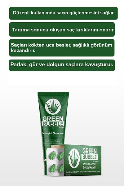 Green Bubble by Bubbly Green Bubble Capsule Keratin Hair Care Botox Set
