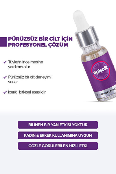 Episoft by İnova İstenmeyen Tüylere Karşı Tüy Inceltici Serum