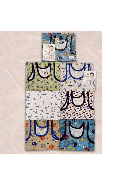 TURKUAZ KIDS High quality 100% cotton 6 pack Men's Children'sPatterned Athlete