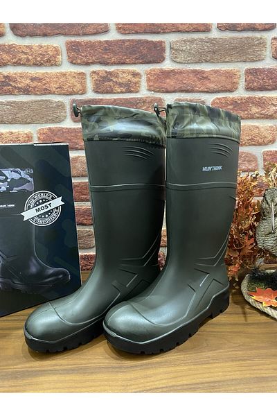 Hunthink Polyurethane Camouflage Drawstring Boots