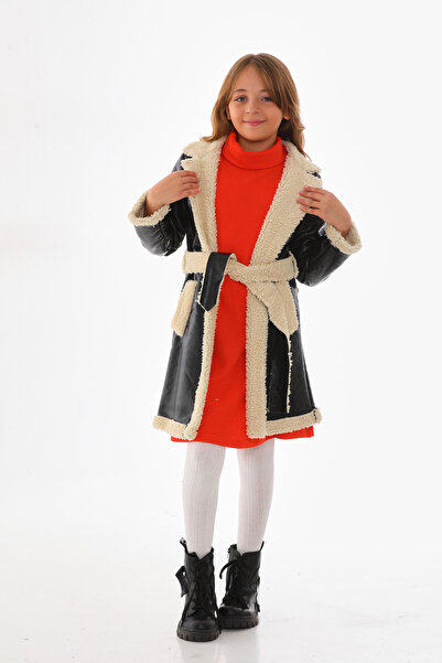 WİENS KİDS بدلة فستان معطف للفتيات