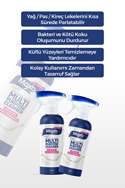 MoxoClean Yağ Çözücü Pas Sökücü Sprey, Çok Amaçlı