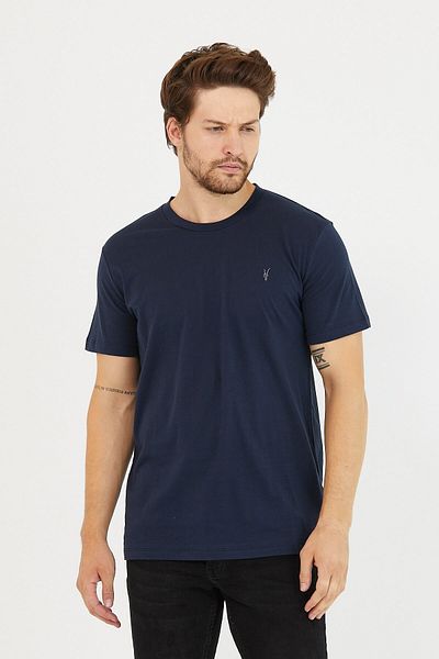COMBİNE MİCHAİL Ανδρικό μπλουζάκι Navy Blue Color 2 Pack 2000
