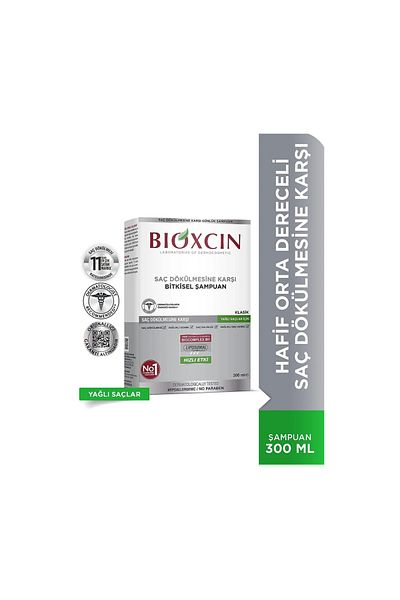 Bioxcin Genesis 300ml Anti Hair Loss Shampoo - Oily Hair