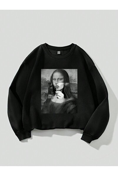 Tarzsokak Coolane Figure Graphic Sweat Μαύρο
