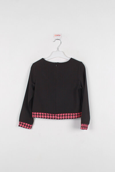 incity Girl's Fuchsia Piece Detailed Blouse