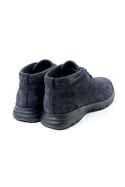 Frau Men's Boots 19A5 Frau Waxy Desert Boot Blu