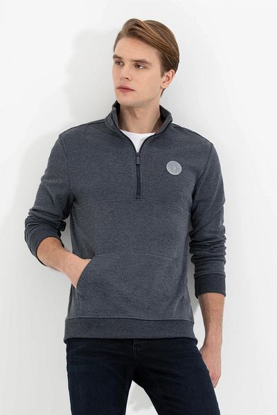 U.S. Polo Assn. Антрацитен мъжки суичър