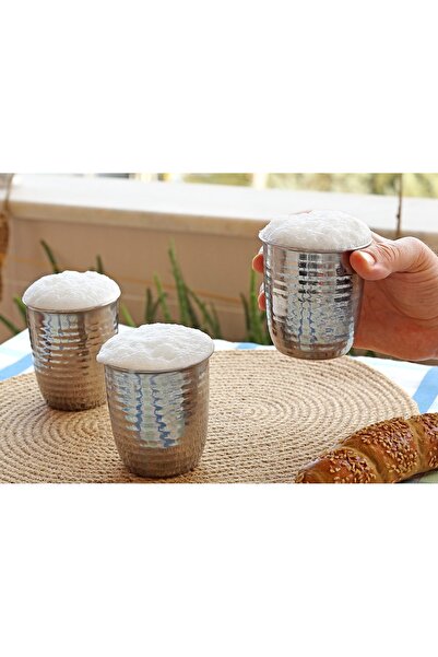 ALETTA Authentic Dot Embroidered Steel Cup (Set of 3)