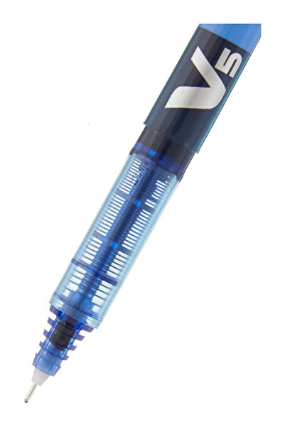 Pilot PİLOT V5 Hİ-TECPOİNT 0.5 MM SIVI MÜREKKEPLİ ROLLERBALL KALEM – MAVİ