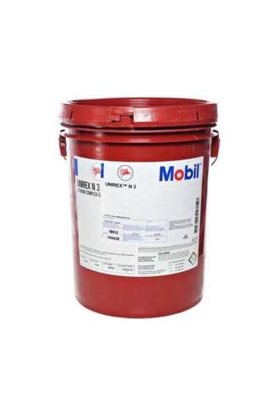 Mobil Unirex N3 Yüksek Sıcaklığa Dayanıklı Rulman Gresi - 18 kg.