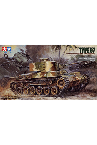 TAMIYA 1/35 Japanese Type 97 Plastik Tank Maket Kiti, Demonte Hobi Seti