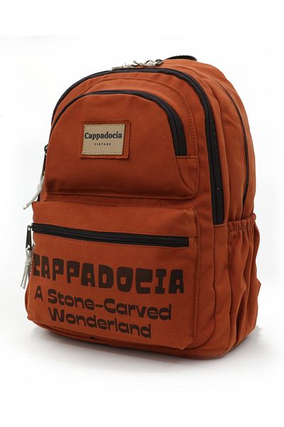 Cappadocia Vintage 4007 Tile Backpack School Travel Daily 15.6 Inch Laptop Notebook Bag