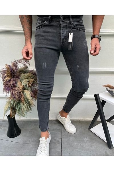 çerme Ανδρικά Nails Smoked Slim Fit Lycra Ανδρικά τζιν παντελόνια