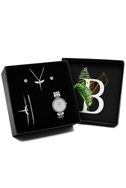 Cello Accessory Özel Harf Tasarım Kutu & Gümüş Zirkon Kaplama Melek Kolye & 2...