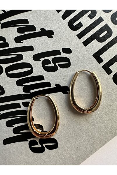 ringbox Gold Oval Küpe