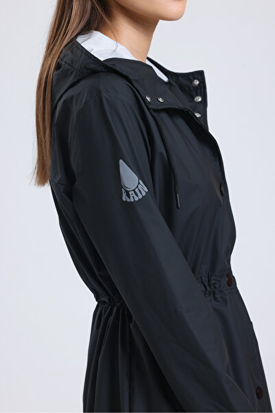 T Rain Stay Dry Μαύρο Γυναικείο Αδιάβροχο