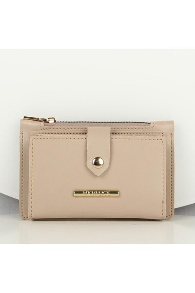 My Valice Women's Leather Wallet and Card Holder 1626 Beige