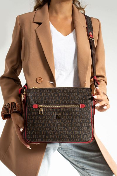 POLO style Geantă de umăr și crossbody model poștal cu 8 compartimente Foarte util