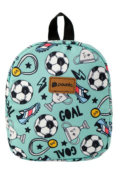 pouniq Football Passion - Boy's Backpack - Compatible for Kindergarten and Nursery - Suitable for 0-8 Years Old