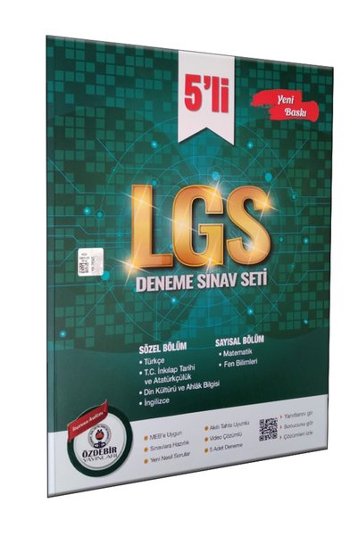 ÖZDEBİR YAYINEVİ Özdebir Yayınları 8. Sınıf Lgs 5'li Deneme Sınavı