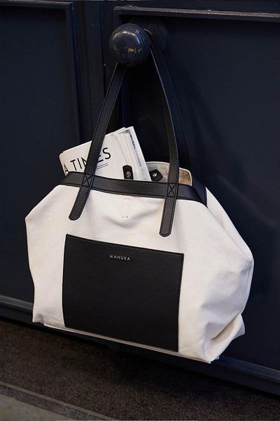 Manuka CITY CANVAS TASCHE SCHWARZ