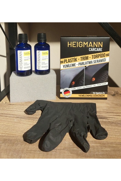 HEİGMANN 50 ml × 2 Adet Plastik Yenileyici Ve Onarıcı Seramik Kaplama 100 ml