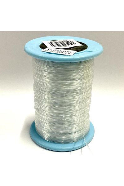 orhanucuzluk Μη ελαστική καλάμι 0,8 mm (80 μέτρα) Διαφανές