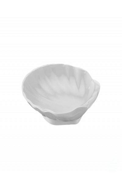 Kazanabil KÜLSAN THERMOSET OYSTER SHAPED MINI BOWL WHITE