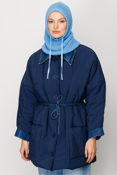 Mooncorn Tricoturi Balaclava Baby Blue Tăblie