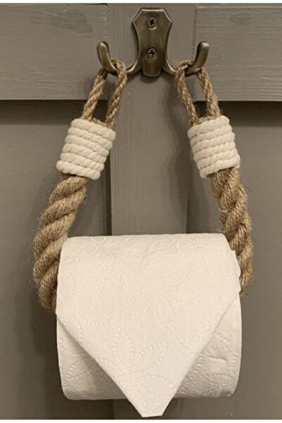 MARİANO VENANZİO Σχεδιαστική θήκη για ρολό τουαλέτας από σχοινί, Διακοσμητική...