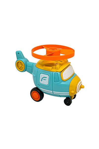 Gokidy Çek Bırak Uçan Pervaneli Helikopter - Turkuaz
