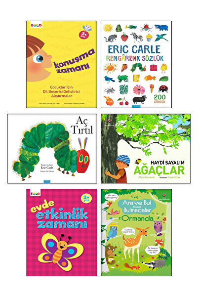 Mavi Bulut Yayıncılık Konuşma Zamanı Rengarenk Sözlük Aç Tırtıl Haydi Sayalım...