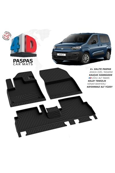 Omsa YENİ DOBLO ARACA ÖZEL 4D HAVUZLU PASPAS 2023 2024 2025 2026