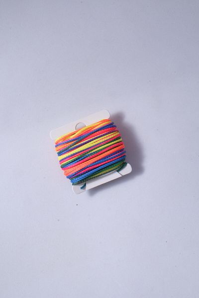 Eskişehir hobi sanat 1 mm 10 μέτρα λεπτό κορδόνι αλεξίπτωτου Macrame βραχιόλι κορδόνι πολύχρωμο κολιέ Σχέδιο κοσμήματος κορδόνι