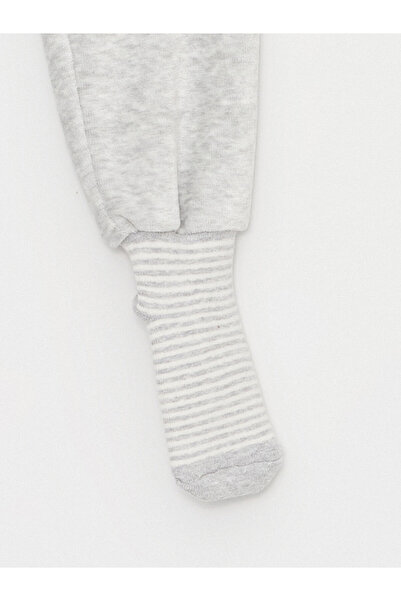 LC Waikiki Elastické zamatové dievčenské dievčenské ponožky pyžamového spodku, 2-dielne