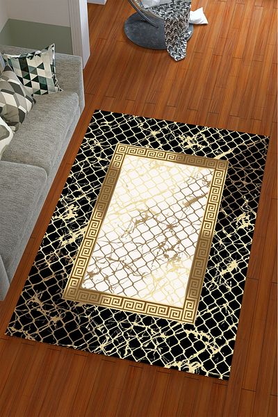 Bemrax Non-Slip Digital Printing Carpet Cover
