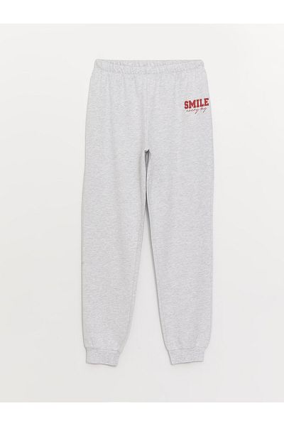 LC Waikiki Potištěné dámské spodní pyžamo Jogger s elastickým pasem