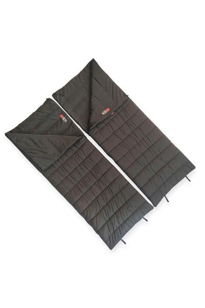 Naturecamp Elika 350 Μαύρος -15 Μοίρες Συνδυάσιμος Διπλός Υπνόσακος Κάμπινγκ