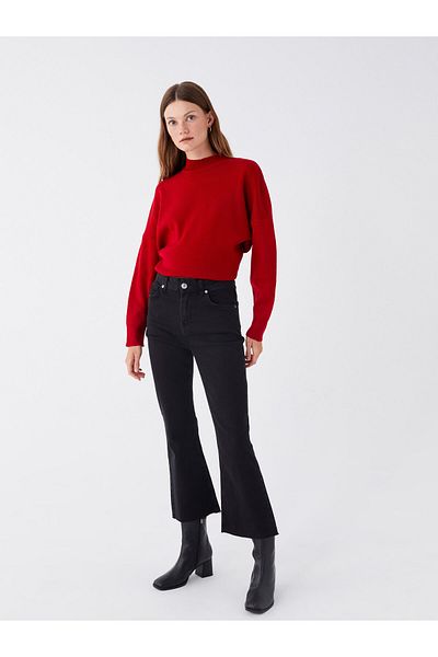 LC Waikiki Pantaloni Jean de damă cu picioare largi