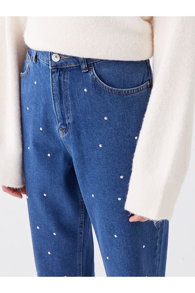 LC Waikiki Dámské džínové kalhoty - Mom Fit