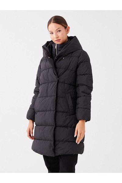 LC Waikiki Women's Puffer Hooded Coat